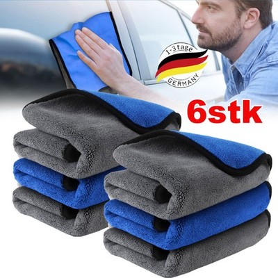 Poliertücher Auto Mikrofasertuch 1200GSM Randlos 40 x 40 Microfasertuch Politur