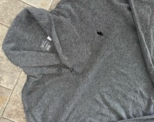 Polo Ralph Lauren Luxury Jersey Shawl-Collar Pullover Sweater Large Dark Gray