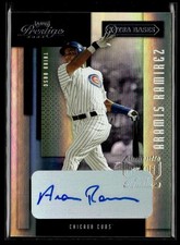 2004 Playoff Prestige Xtra Bases Black Autographs Aramis Ramirez Auto 21/25