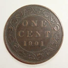 1901 Canada Large Cent — photo from another recent sale