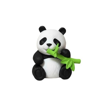 PVC Panda-Spielzeug, Cartoon-Figur, Mini-Landschaft, Tortendeko
