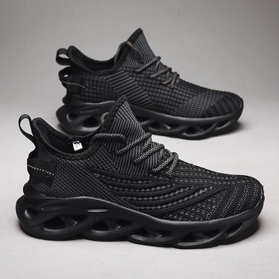 Men s Breathable Running Shoes Lightweight Non-Slip Outdoor Sports Sneakers