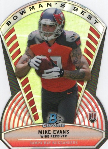 Mike Evans #ME — 2014 Topps Chrome Rookie Die-Cut football card
