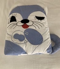 Petit Édredon Plaid Couvre Lit Bébé Pliable Dans Housse Motif Chat