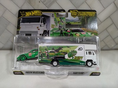 HOT WHEELS 2026 TEAM TRANSPORT PORSCHE 911 GT3 REXY FLEET FLYER IN HAND #97   