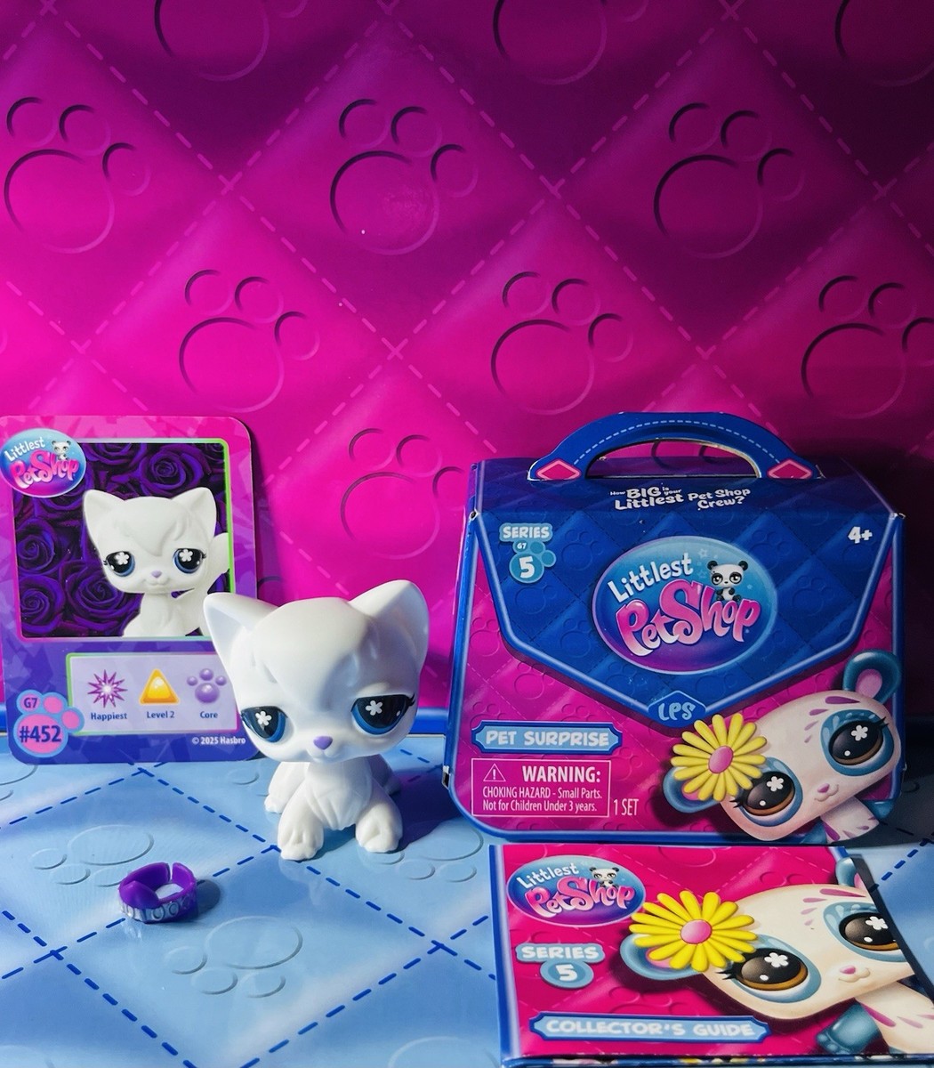 Littlest Pet Shop ANGORA CAT G7 #452 Series 5 w/ Accessory
