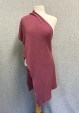 Lilac Purple Infinity Wrap Drape Scarf Snood Bamboo Marylou Marsh Asheville NC