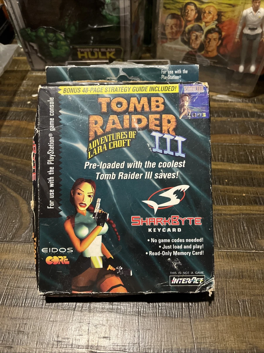 Carte Mémoire Collector Lara Croft Tomb Raider III - Édition Limitée PS1 - Neuve