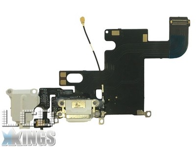 Apple IPHONE 6 Weiß Ladegerät Port Dock Anschluss, Kopfhörer Und Mikrofon Flex