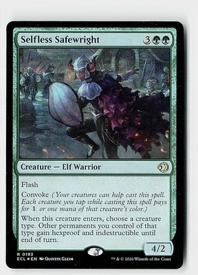 Selfless Safewright Foil R Lorwyn Eclipsed 193 NM