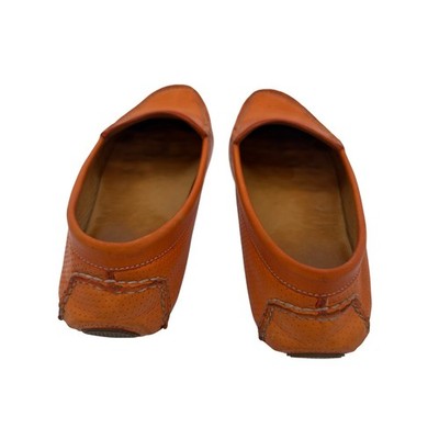 Peter Millar Men\'s Leather Driving Loafers Brown Orange Size 8M‎ Made in Brazil Peter Millar Men main image 2
