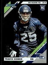 2019 Donruss Season Stat Line Travis Homer Rookie /500 Seattle Seahawks #298