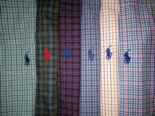 Lot 6 Ralph Lauren Polo Mens Long Sleeve Button Front Shirts L Large 2 NWOT