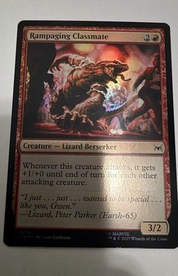 Rampaging Classmate Marvel's Spider-Man: Eternal-Legal Foil Mtg M/NM