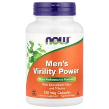 Now Foods Men s Virility Power 120 Veg Capsules GMP Quality Assured, Vegan,