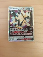 CARTA POKEMON NECROZMA CRINIERA DEL VESPRO GX SM102 HOLO SM BLACK STAR PROMO