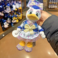 genuine 2026 Shanghai Disney 10th Anniversary Daisy Duck plush Keychain