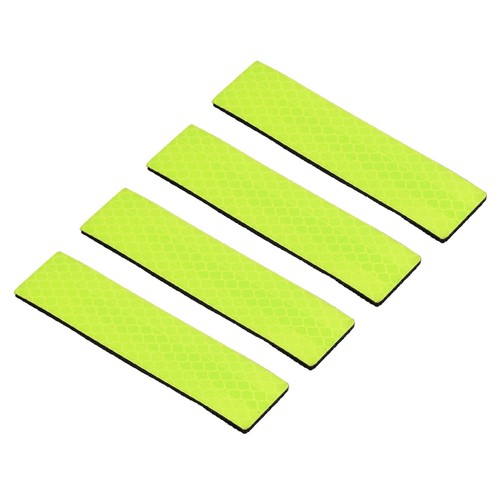 Reflective Patch 1"x4", 4 Pcs Safety Appliques, Light Yellow - Afbeelding 1 van 6