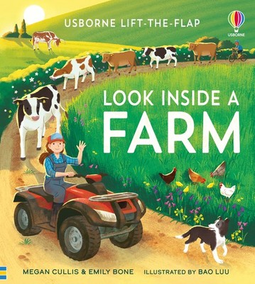 Emily Bone Megan Cullis Look Inside a Farm (Kartonbuch) Look Inside