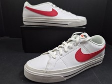 NikeCourt Legacy \'White University Red Size 13 (SRB) Nike Court Legacy White University Red | eBay main image 4