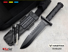 Arbeitsmesser 15-HS-251 | 4Tlg. Feuerstein Schärfer Pfeife | 31cm | 420 Stahl