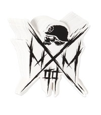 Metal Mulisha Owned Skull Cross Logo Sticker Decal 6 New Metal Mulisha Owned Skull Cross Logo Sticker Decal 6 New