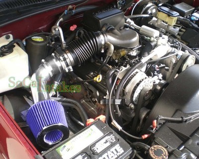 Black Blue Air Intake System Kit&Filter For 96-99 Chevrolet C1500 with 5.0/5.7L