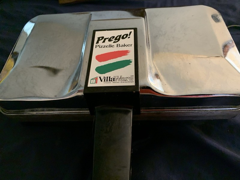 VillaWare Prego Pizzelle Baker 3600 Italian Cookie Maker Holiday Baking