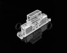 In-Line Car Audio NICKEL Plated MAXI Blade Fuse Holder 8GA-4GA. 12V/24V/36V