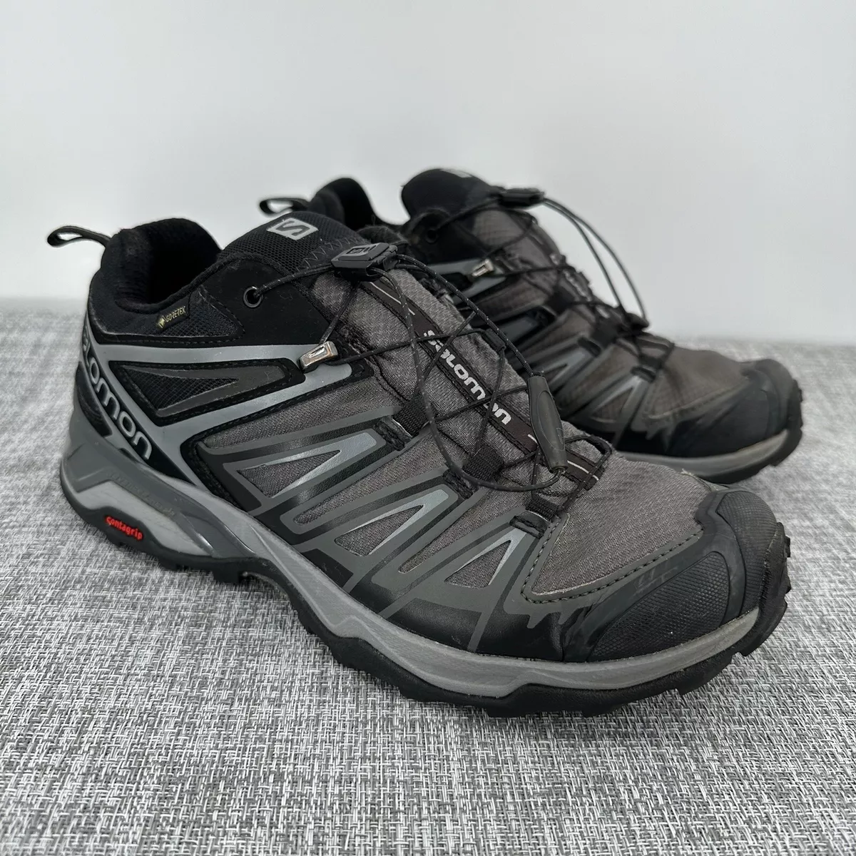 Salomon Mens X Ultra 3 Shoes Gray/ Black 398672 Goretex Contagrip Size 7 | eBay