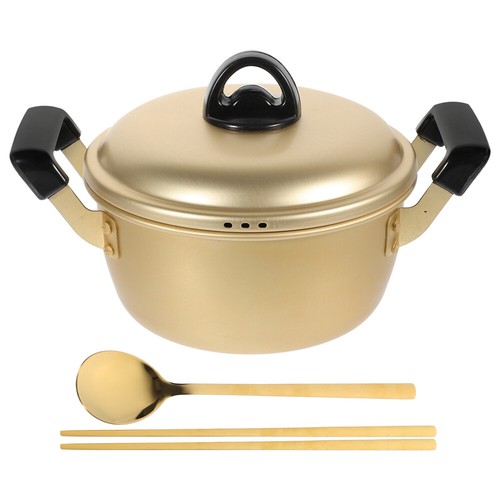 Korean Noodle Pot Ramen Noodles Stockpot Kitchen Stew Pot Soup Pot with Lid