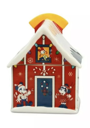 Mickey Mouse and Friends Holiday Cookie Jar Christmas DISNEY 2021 BRAND NEW - 第 3/5 張圖片