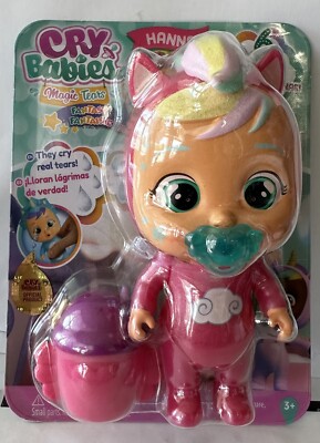 Cry Babies Magic Tears Fantasy HANNA Doll Cup Pacifier  NEW