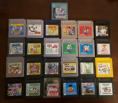 Japanese Game Boy games w/ new battery lot, you choose (Pocket Monsters, etc)