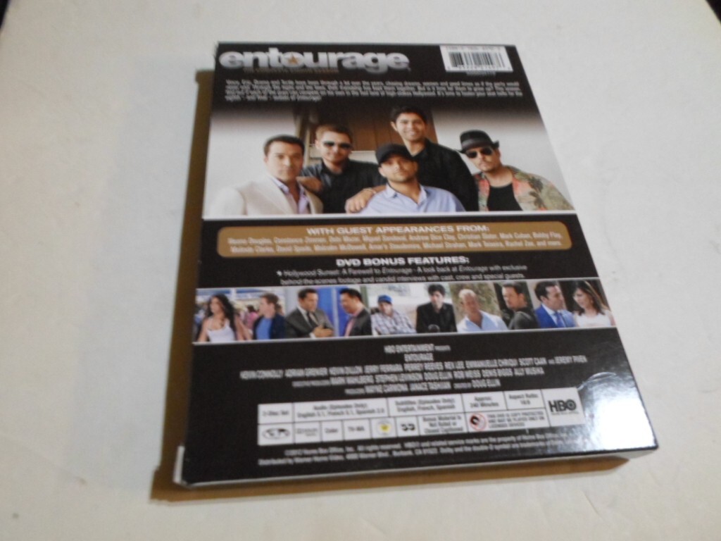 Entourage: Complete Eighth 8th & Final Season 8 (DVD, 2012