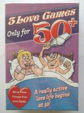 LOVE GAMES ONLY FOR 50+ PLUS.....inc's 3x GAMES NEW UN-OPENED