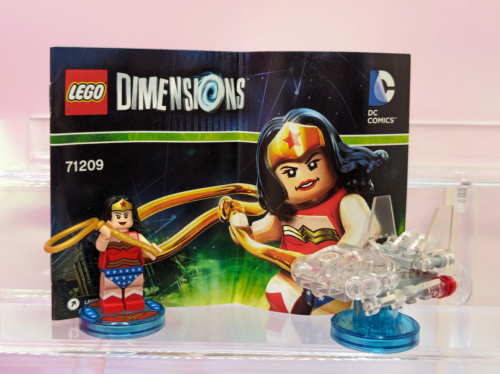 LEGO Dimensions DC Comics Wonder Woman Fun Pack 71209 Invisible Jet & MANUAL - Afbeelding 1 van 11
