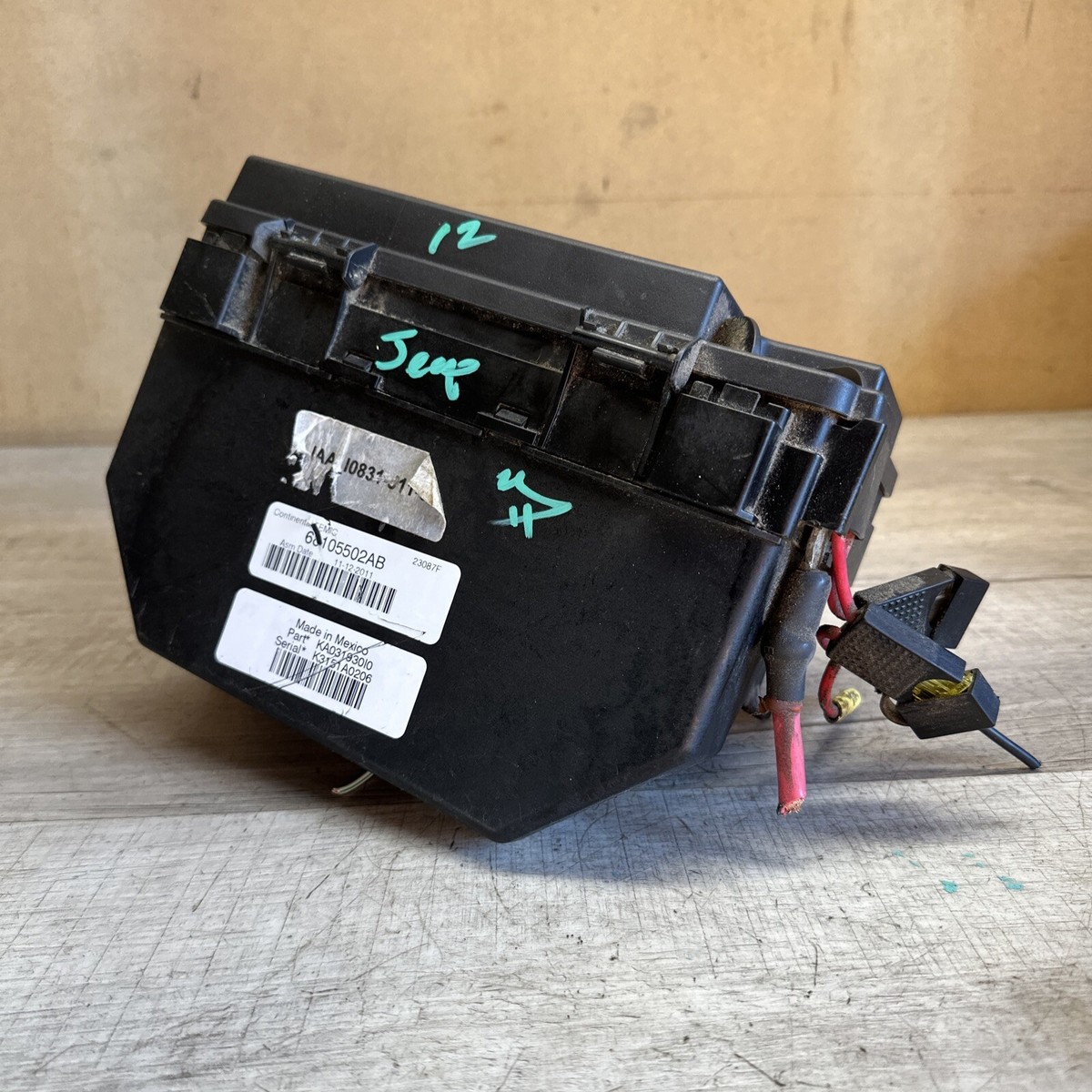 68105502AA I 2012 Jeep Liberty TIPM Totally Integrated Power  