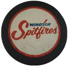 WINDSOR SPITFIRES OHA OFFICIAL GAME PUCK VICEROY MFG. MADE IN 🇨🇦 VINTAGE 