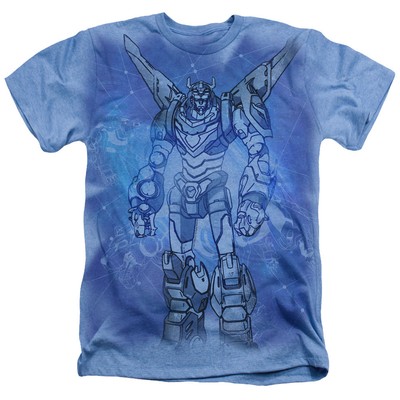 VOLTRON BLUEPRINT Licensed Sublimation Adult Men's Graphic Tee Shirt SM-3XL