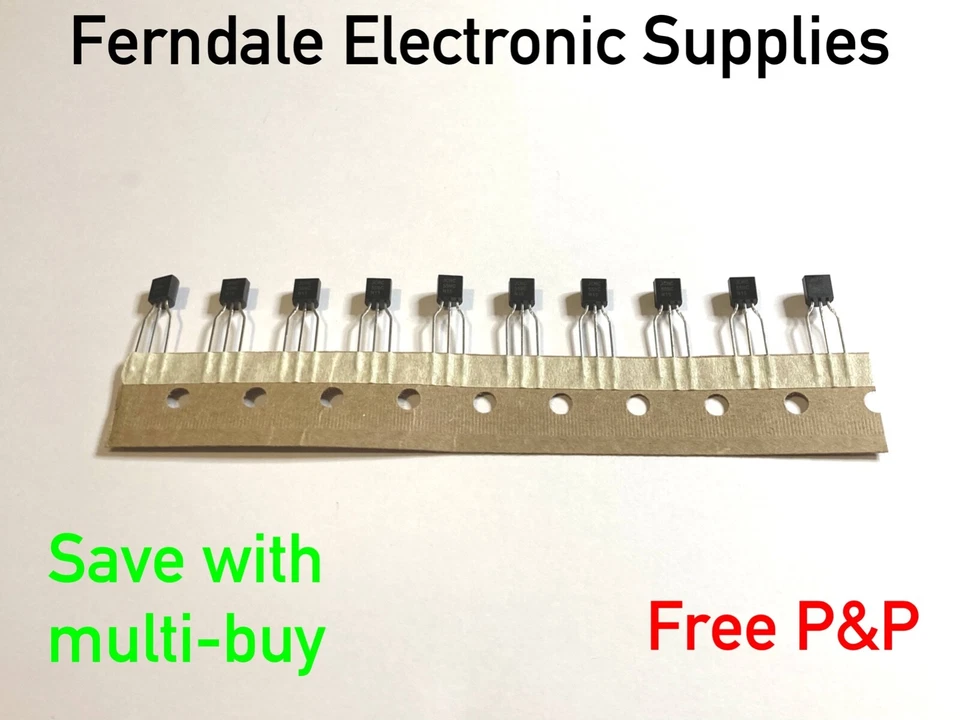 BC559C PNP Low Noise Silicon Transistors On Semi (Fairchild) - Pack of 10