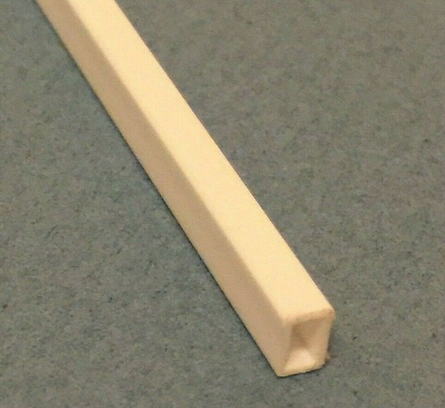 Dual 1/8" or 3/16" white Spacer Strip for Picture Framing, Self