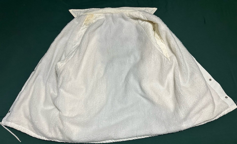 VTG Windbreaker Jacket Auto Shop Santa Rosa Retro 80s 90s Chore White