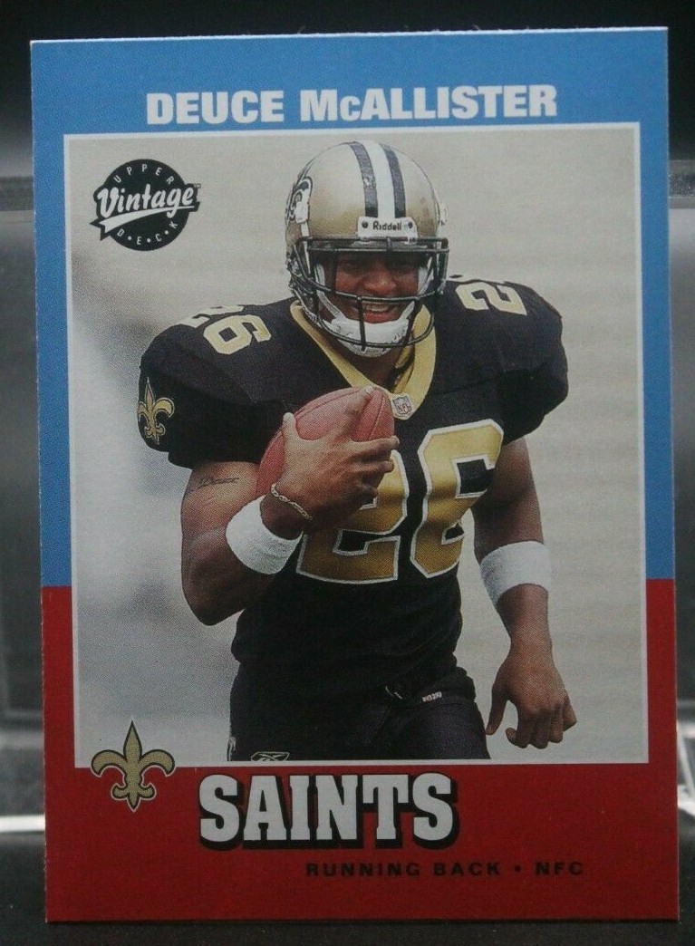 Deuce McAllister (Saints/Ole Miss Rebels) - 2001 Upper Deck Vintage #240
