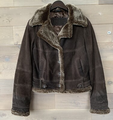 Cunda Damen Winterjacke Landhaus C&A Beige Blumenstickerei