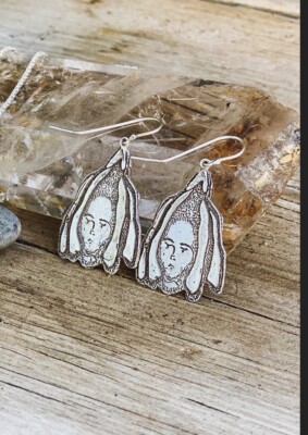 New Stone And  Fable PIXIE FAIRY 925 STERLING SILVER EARRINGS