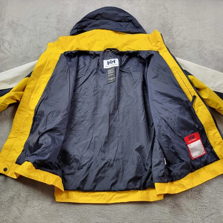 Helly Hanson куртка для взрослых большой желтый с капюшоном сноуборда снега дождя лыж - Изображение 2 из 4