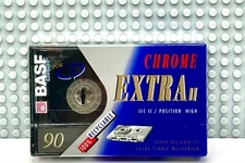 BASF  CHROME EXTRA  II   90  1993      TYPE II   BLANK CASSETTE TAPE (SEALED)