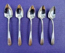 5-SILHOUETTE Supreme Cutlery Towle Fruit Spoons Japan Stainless Flatware