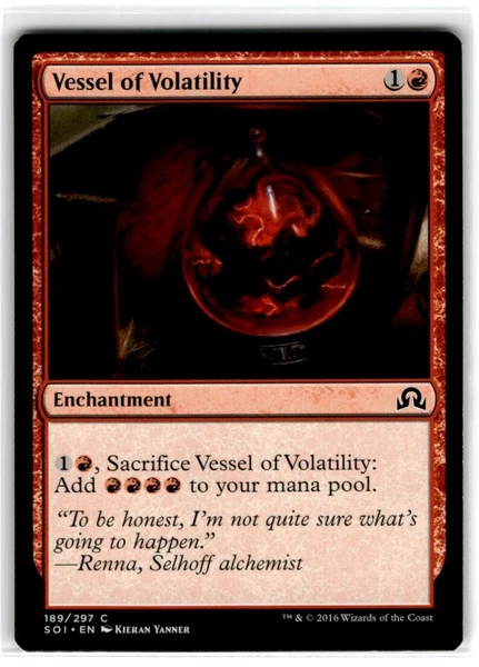 MTG Magic The Gathering Vessel Of Volatility Common Lightly Played